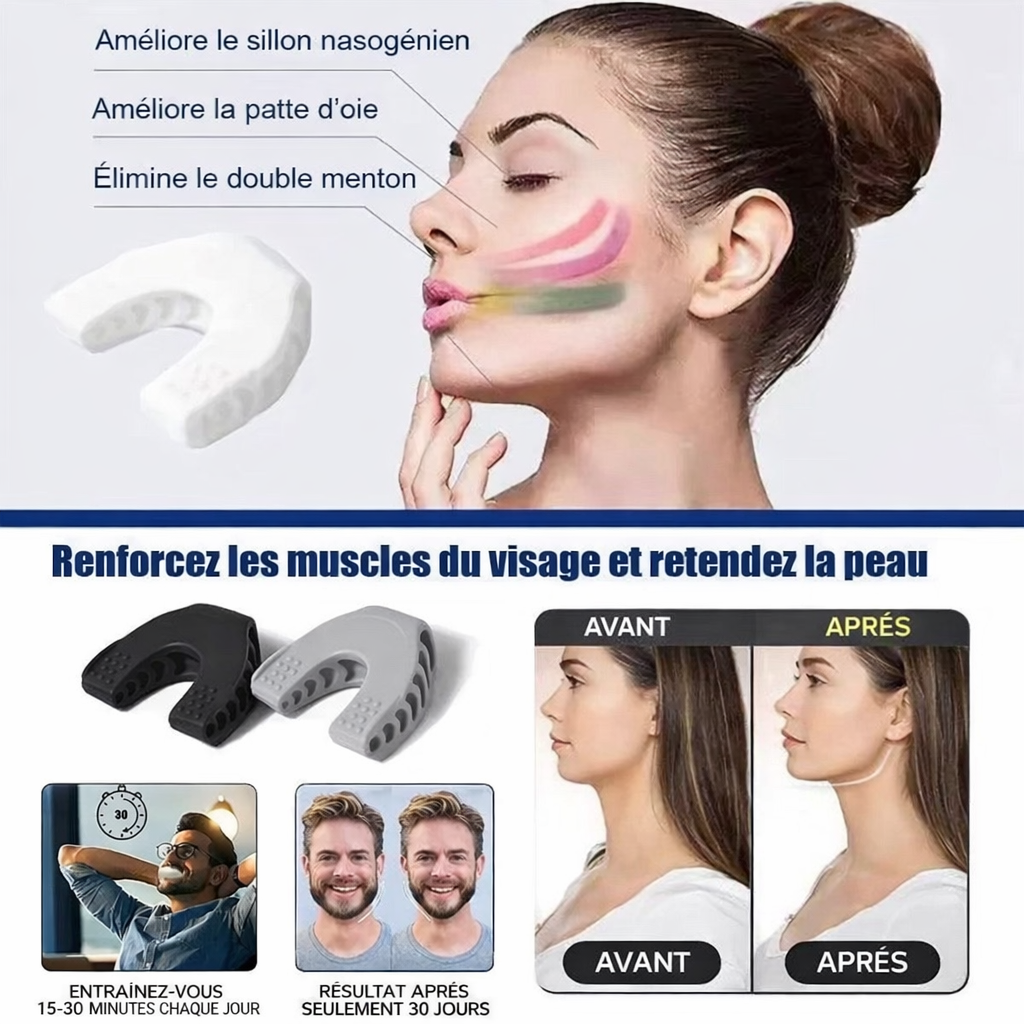 U-shaped jaw exercise