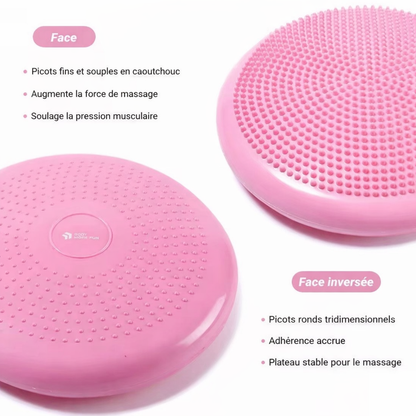 Coussin d’équilibre gonflable antidéflagrant – Yoga, entraînement & assise active