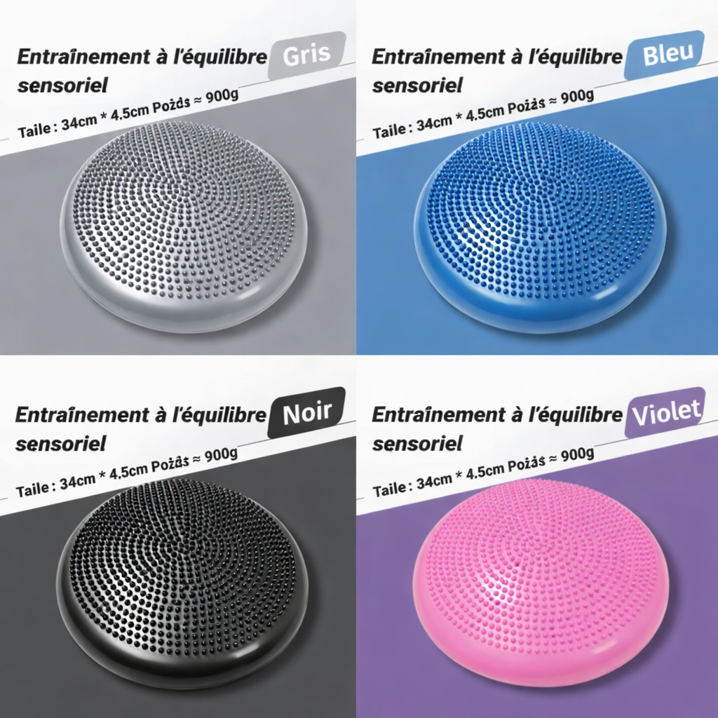 Coussin d’équilibre gonflable antidéflagrant – Yoga, entraînement & assise active