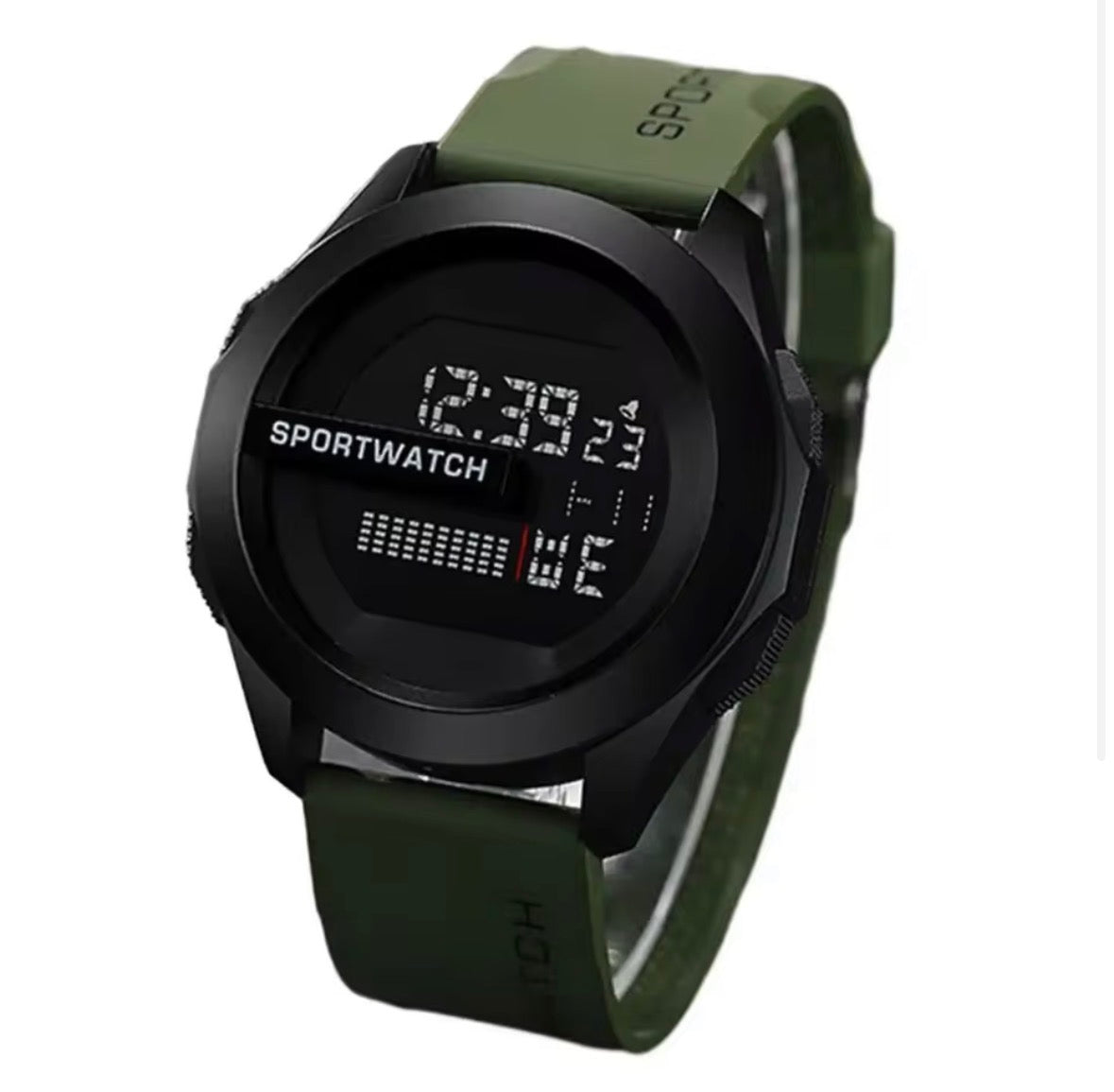 Montre de Sport pour Homme – Montre Numérique LED Multifonction Étanche