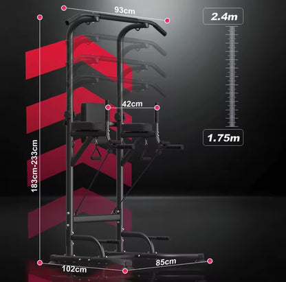 Tour de puissance multifonction – Station complète d’entraînement à domicile
